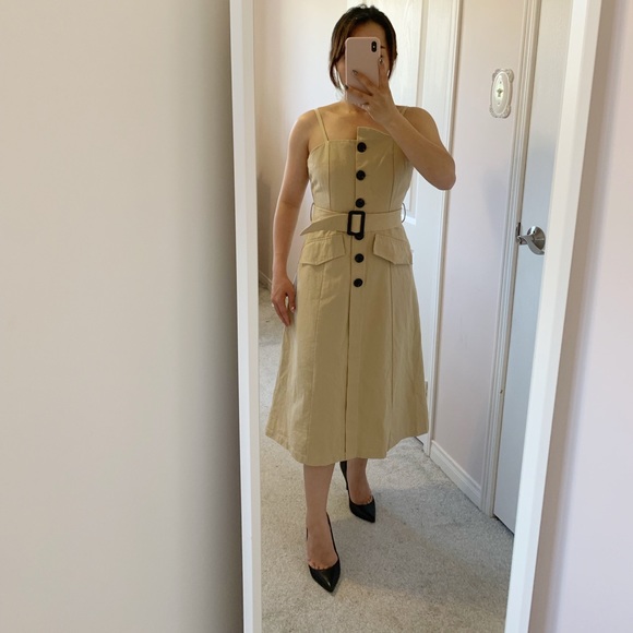 Nude Spaghetti | Strap Dress Size XXS - Local Brand- In good condition - Picture 8 of 11
